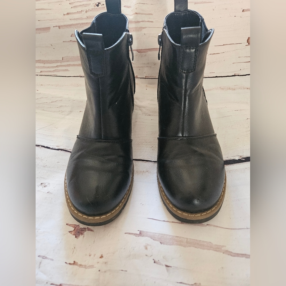 Jeossy Women's Black Milan Ankle boots Size 8 - Picture 8 of 11